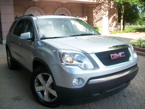 2012 gmc acadia slt4-door 3.6l,no reserve,salvage,navi,dvd,heated seasts,leather