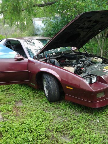 1988 bugundy z 28 clone w/ police package