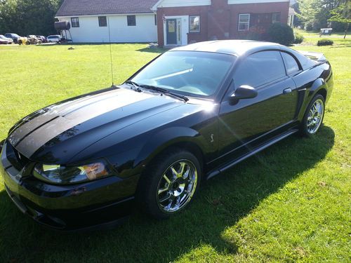 1999 Mustang Cobra SVT4.6L Black Exterior w Tan interior New Factory Ford Engine, image 4