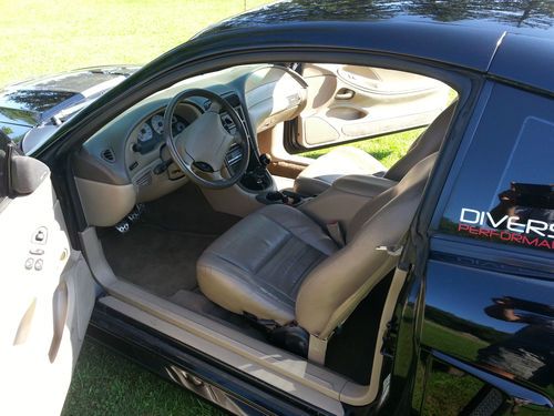 1999 Mustang Cobra SVT4.6L Black Exterior w Tan interior New Factory Ford Engine, image 5