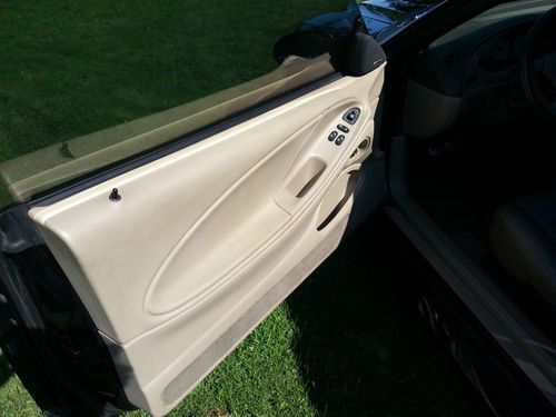 1999 Mustang Cobra SVT4.6L Black Exterior w Tan interior New Factory Ford Engine, image 15