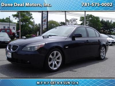 2005 bmw 545i!! this vehicle comes with 75000 all original miles. it has been t