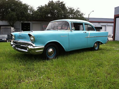 1957 chevrolet belair/150/ 2 door post.
