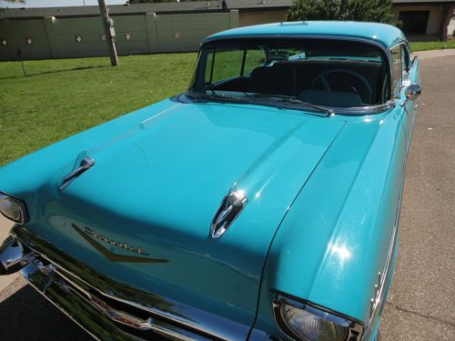 1957 chevrolet Belair 2 DR HT 4sd 350 cu. in NO RESERVE, US $30,000.00, image 3