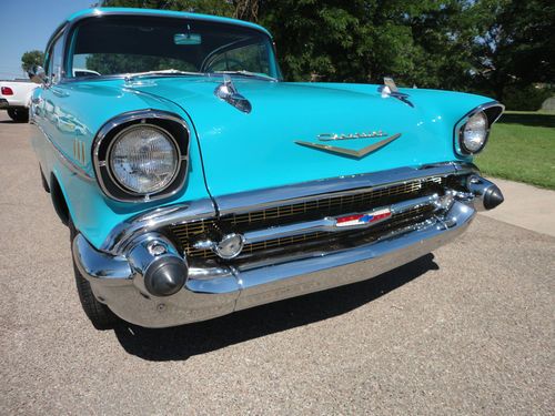 1957 chevrolet Belair 2 DR HT 4sd 350 cu. in NO RESERVE, US $30,000.00, image 18
