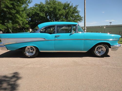 1957 chevrolet Belair 2 DR HT 4sd 350 cu. in NO RESERVE, US $30,000.00, image 19