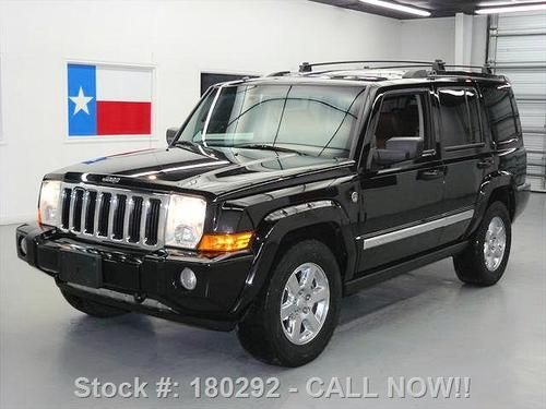 2008 jeep commander ltd 4x4 sunroof nav rear cam dvd!! texas direct auto