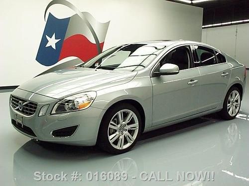 2011 volvo s60 t6 premium awd sunroof nav dual dvd 19k! texas direct auto