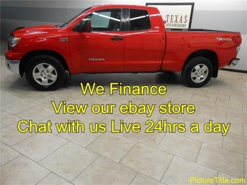 07 tundra sr5 4x4 double cab leather finance 1 texas owner