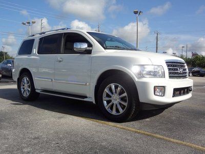 2008 infiniti qx56 sunroof navigation rear cam dvd 20's 87k miles we finance!!!