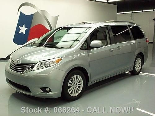 2011 toyota sienna xle sunroof rear cam dvd leather 22k texas direct auto