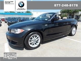 Cpo certified 128i 128 convertible premium package heated seats bluetooth manual