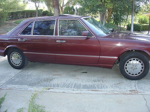 89 MERCEDES 420SEL, 59,000  MILES SINCE NEW, CALIFORNIA CAR, ALL ORIGINAL, image 7
