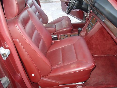 89 MERCEDES 420SEL, 59,000  MILES SINCE NEW, CALIFORNIA CAR, ALL ORIGINAL, image 9