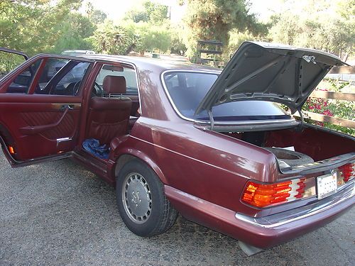 89 MERCEDES 420SEL, 59,000  MILES SINCE NEW, CALIFORNIA CAR, ALL ORIGINAL, image 13