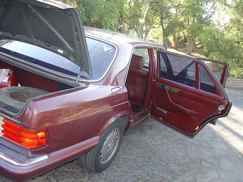 89 MERCEDES 420SEL, 59,000  MILES SINCE NEW, CALIFORNIA CAR, ALL ORIGINAL, image 14