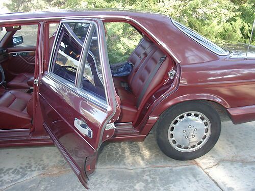 89 MERCEDES 420SEL, 59,000  MILES SINCE NEW, CALIFORNIA CAR, ALL ORIGINAL, image 16