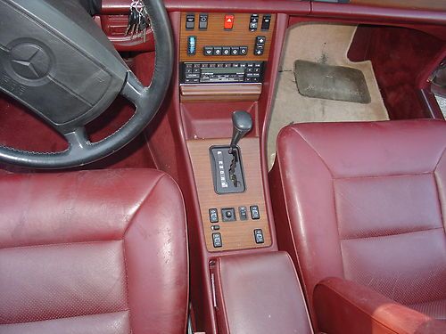 89 MERCEDES 420SEL, 59,000  MILES SINCE NEW, CALIFORNIA CAR, ALL ORIGINAL, image 24