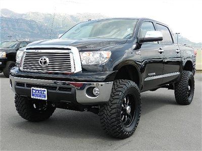 Toyota tundra crewmax platinum 4x4 custom lift wheels tires navigation roof auto