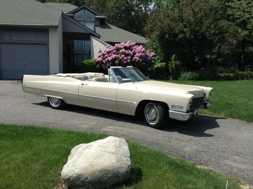 1967 cadillac coupe deville base convertible 2-door 7.0l