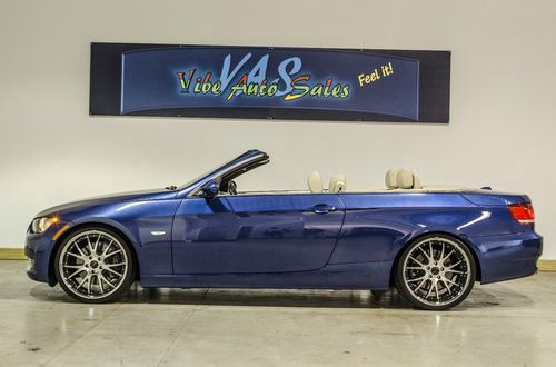 Convertible,335i,blue,tan interior,2007,20" straggered wheels,awesome looking!!!
