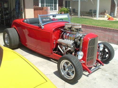 1927 ford roadster  model t kit car  2-door has a 350 chevrolet w blower