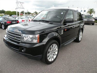 2008 range rover sport hse black/black nav clean carfax great condition low $ fl