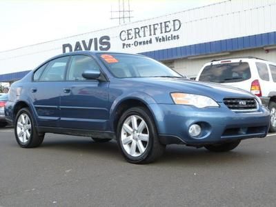 No reserve 2007 123107 miles auto outback limited clean carfax blue tan leather