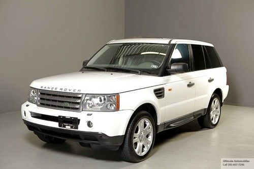 2006 range rover sport hse nav sunroof dvd chawton white wood l7 xenons alloys