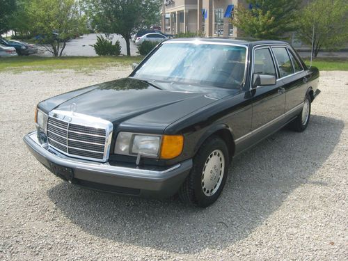 1990 mercedes-benz 420sel 48,000 miles! no reserve! survivor!! barn find! 560sel