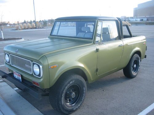 1970 international harvester scout 800a sweet little half cab