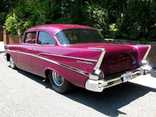 1957 chevy pro street * 496 cid v-8 bored 60 over * auto * 200 miles * top shelf