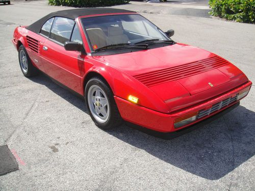 1988 ferrari mondial 3.2 cabriolet convertible 2-door 3.2l