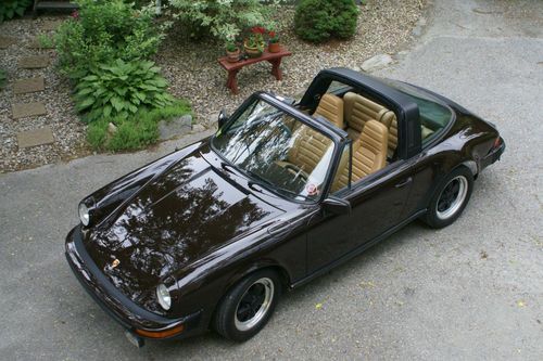 1980 Porsche 911 SC Targa Mocha Brown rare color 72k miles, US $19,995.00, image 6