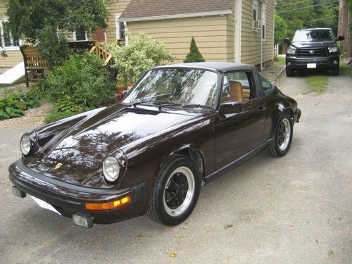 1980 Porsche 911 SC Targa Mocha Brown rare color 72k miles, US $19,995.00, image 18