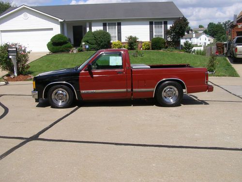 1993 gmc sonoma sle standard cab pickup 2-door 4.3l lowrider