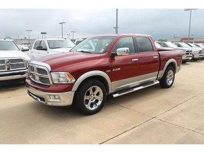 Laramie truck 5.7l nav leather finance used new clean hemi camera wood hitch red