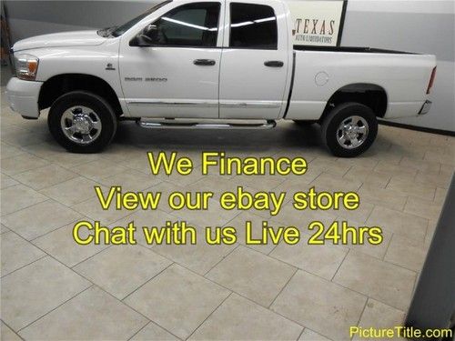 06 ram 2500 4x4 laramie leather heated seats quad cab finance texas