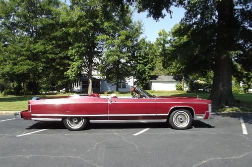 1977 lincoln continental convertible very rare and priced to sell must see look