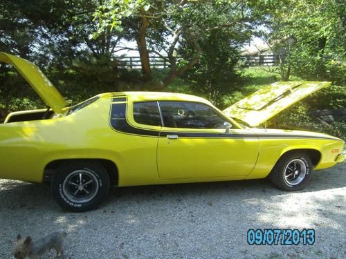 1973 plymouth road runner,complete new restoration,4 speed, 400 , 69,70,71,72,74