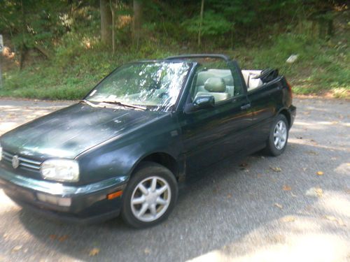 1995 volkswagen cabrio base convertible 2-door 2.0l no reserve, fun car