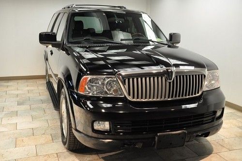 2006 lincoln navigator blk/blk low miles ext warranty