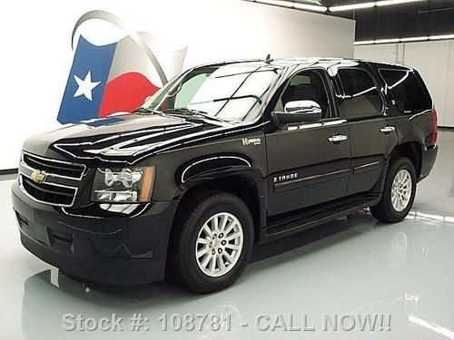 2009 chevy tahoe hybrid 4x4 leather sunroof nav 67k mi texas direct auto