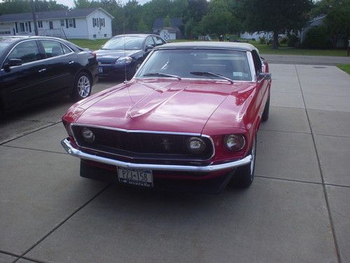 1969 ford mustang base convertible 2-door 5.0l