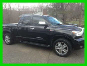 2012 toyota tundra limited double cab 4x4 low miles warranty navigation cd