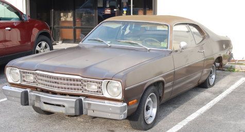 1974 plymouth gold duster, basically one owner, all original, runs !