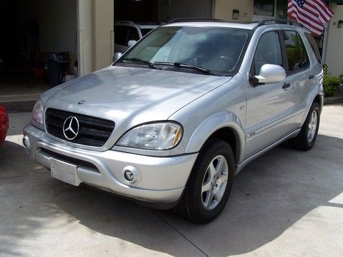2001 mercedes-benz ml320 - sport automatic -suv - clean carfax- 1 owner