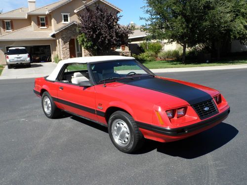 Super clean original 1984 gt 5.0l mustang convertible