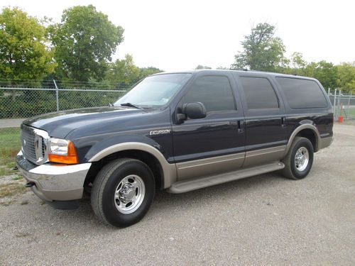 01 ford excursion limited v10 leather good body runs and drives well low reserve