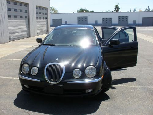 2002 jaguar s-type base sedan 4-door 4.0l clean title stylish car